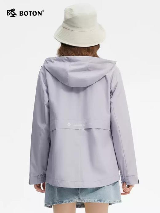 波顿女士春秋季夹克美式休闲宽松可拆卸帽外套LJ919125 商品图2