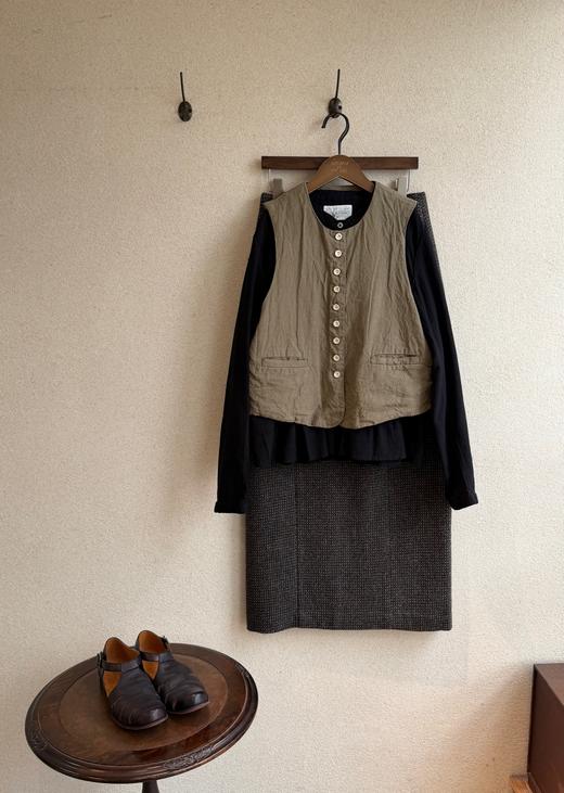 Atelier d'antan多纽扣马甲背心 商品图7