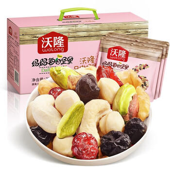 沃隆（woLong）每日坚果750g妈妈款营养混合坚果礼盒 开心果蔓越莓干榛子仁等 商品图0
