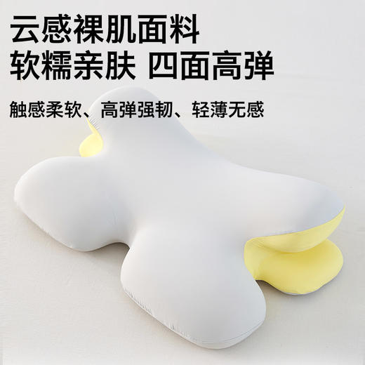 【品牌直发】加倍生活 零压深睡记忆棉枕芯枕头 0度芯盾4D枕-plus版  620*350*135mm 异性舒缓护颈枕芯按摩支撑记忆枕芯 商品图10