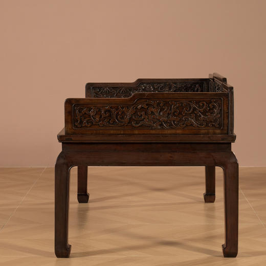 清中期	红木高浮雕人物故事三围屏禅椅 商品图4