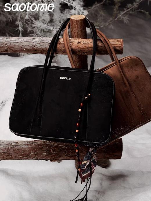 早乙女惠子saotome/STMPSBB14747/麂皮公文包 商品图0