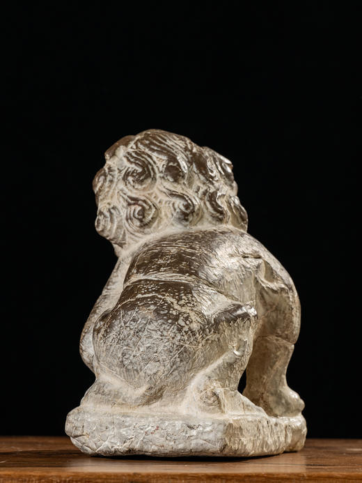 清	石雕案上狮子摆件 商品图2