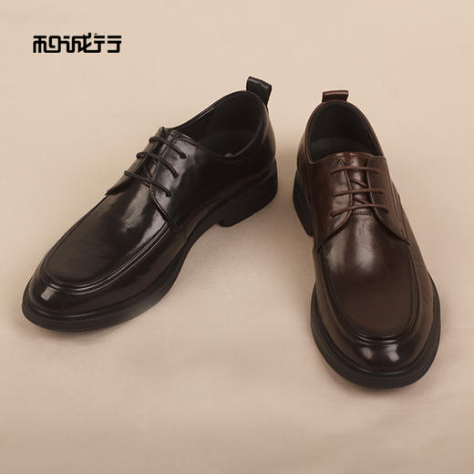 和诚行2026春季新款真皮正装通勤舒适百搭男式商务鞋1370155 商品图4