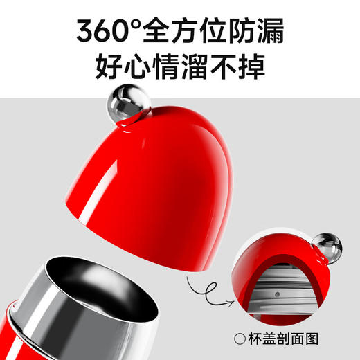 OTE欧堤星球杯保温咖啡小巧便携女生高颜值迷你可爱口袋外带水杯350ML 商品图3