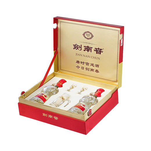 水晶剑南春52度礼盒21版500ml*2瓶 商品图0