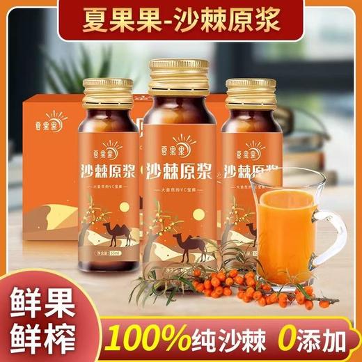 【粉丝专属❗️正宗内蒙小果沙棘油原浆】配料表只有沙棘果，不额外添加1滴水，干干净净更放心！鲜果鲜榨，天然VC宝库饮品饮料营养丰富L 商品图0