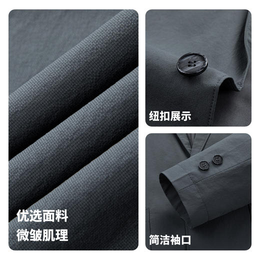 【时尚有型】圣得西轻西装版型夹克男款2026年春季商务风高级外套 商品图4