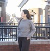 重磅推荐  气球领狐狸绒毛衣  设计师款  小短款圆领针织毛衣 商品缩略图0
