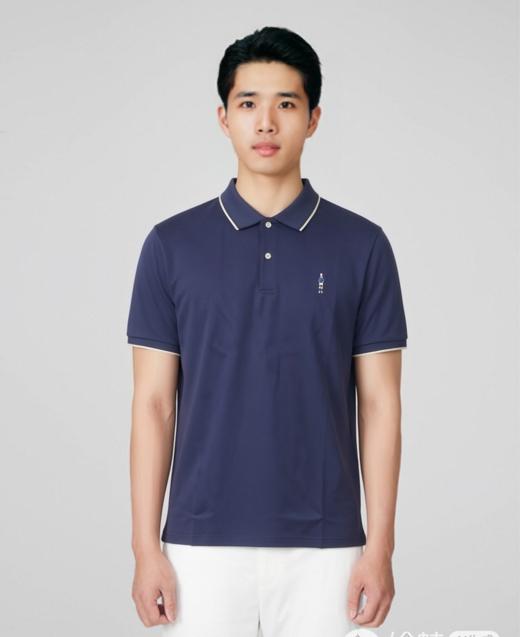 佐丹奴男装26年新款威廉王子绣花莱卡珠地布POLO衫01016252 商品图1