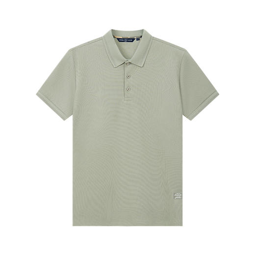 【纯棉】德鲨鲨鱼短袖POLO衫男青年2026夏新款休闲纯色T恤 商品图1