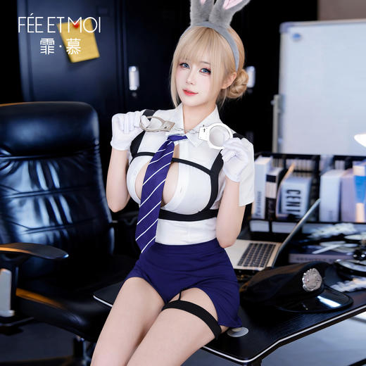 【情趣内衣】霏慕 热辣教官束缚制服套装ZY192 商品图3