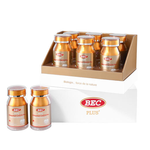 BEC护心宝辅酶Q10海豹油530mg*60粒/瓶 多规格 商品图0