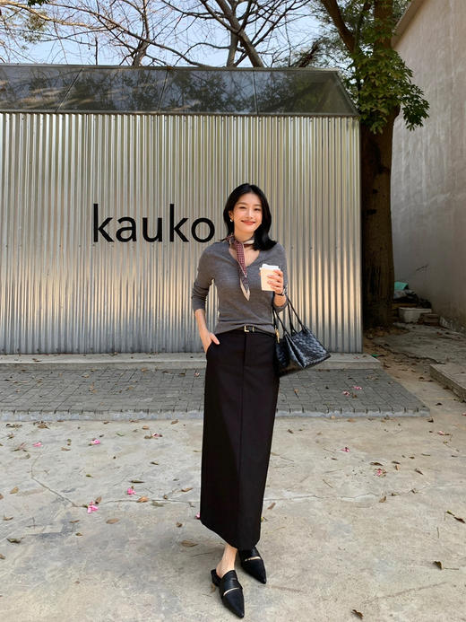 原单新款A版型定制半裙（模特图片仅供上身参考，以实拍图准❗️ 商品图1