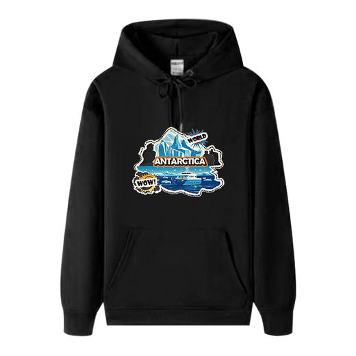 南极之旅纯棉连帽时尚卫衣（厚款） 商品图3