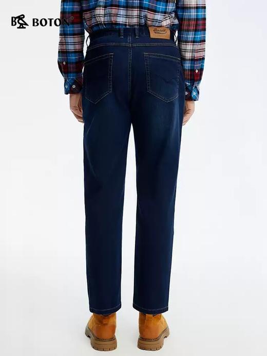 【桑蚕天丝】波顿男士春夏季直筒牛仔裤弹力透气高端长裤ME957125 商品图2