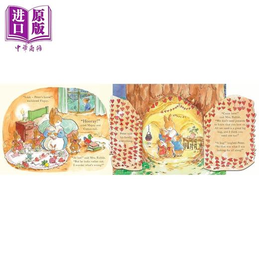 预售 【中商原版】彼得兔 大拥抱 Peter Rabbit The Great Big Hug Hunt 英文原版 儿童翻页绘本 亲子图画故事书 进口童书 2-6岁 商品图4