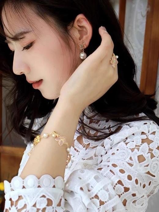 Kate spade蜡笔粉花瓣耳环 商品图7