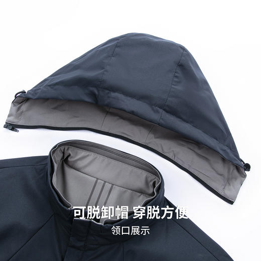 【可脱卸帽】圣得西一衣四穿连帽男士夹克26年春季简约通勤风外套 商品图8