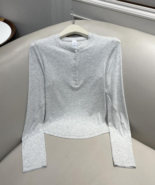 年后发原单正品Lu家Hold Tight女士长袖亨利衫打底衫020901 商品图8