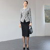 IWY/小香风粗花呢西装外套女职业装套裙轻奢通勤两件套气质正装J26C268+24S658 商品缩略图1