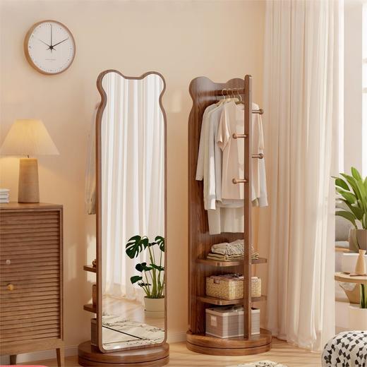 春节不打烊【甄选浮法玻璃❗️高清不变形】全身镜落地镜家用卧室衣帽一体可移动试衣镜超清防爆可旋转穿衣镜。jd 商品图0