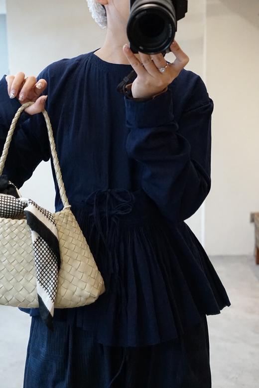 Khadi and Co绑带褶皱细节感衬衣 商品图3