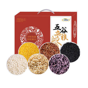 鲁花350型食品方案（鲁花5L+越光米+可益康杂粮粥2.4kg） 商品图1