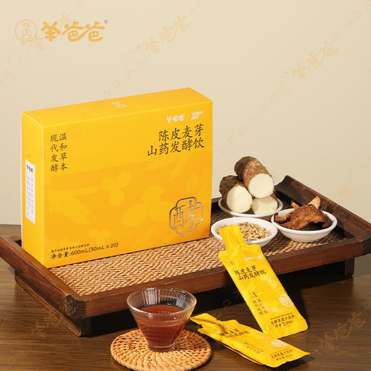 【陈皮麦芽山药发酵饮】开袋即饮|草本发酵 酸甜可口 孩子爱喝 吃饭香香 商品图0