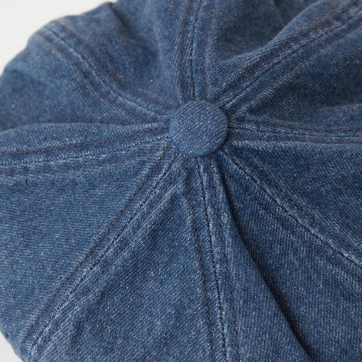 ROMI STUDIO 日系复古水洗做旧牛仔八角帽 RWCAP34891 商品图2