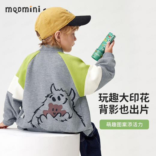 【90-140】【MQDmini】男女童春秋棒球服外套 商品图5