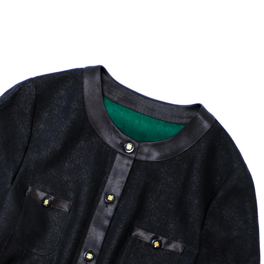 ³【南宋香云纱新中式国风排扣长袖外套】100桑蚕丝 536046 XN03-SD-NSSF 商品图1