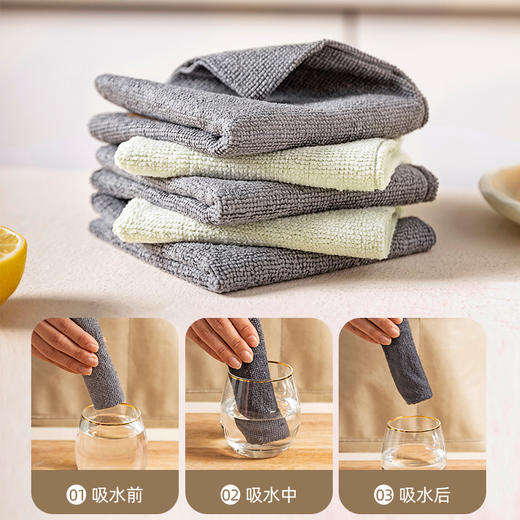 摩登主妇周抛洗碗抹布厨房专用一次性不沾油吸水不掉毛家用刷碗布 商品图3