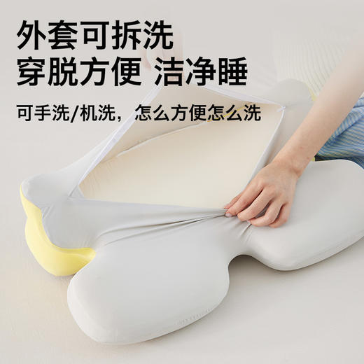 【品牌直发】加倍生活 零压深睡记忆棉枕芯枕头 0度芯盾4D枕-plus版  620*350*135mm 异性舒缓护颈枕芯按摩支撑记忆枕芯 商品图2