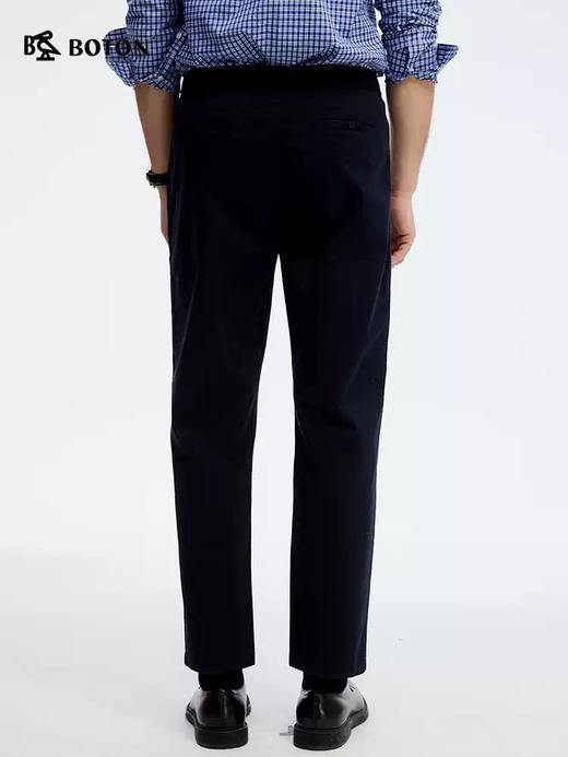 波顿男士春夏直筒合身休闲裤棉弹力高端美式休闲长裤ME960125 商品图2