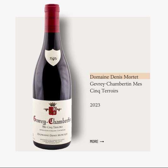 Domaine Denis Mortet Gevrey-Chambertin Mes Cinq Terroirs 2023丹尼莫泰酒庄热夫雷香贝丹五块风土干红2023