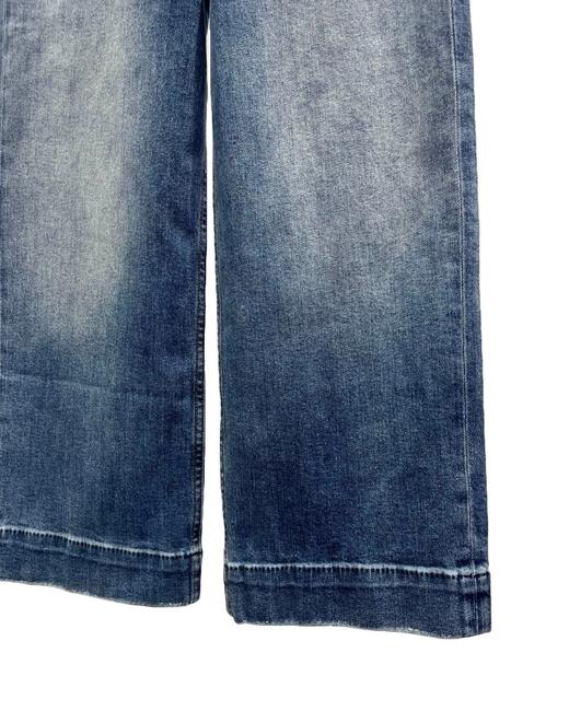 女款九分直筒微弹牛仔裤长裤la 商品图2