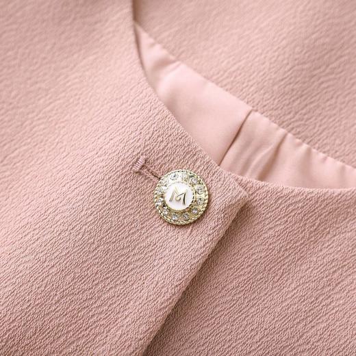 「高货wl」全新升级【铂金会员413/天猫559/差价146】(99927)洛诗琳2026春季气质装通勤收腰上衣精仿醋酸休闲裤两件套 商品图3