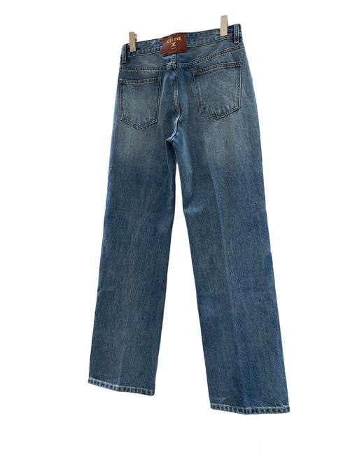 女款中腰直筒无弹牛仔裤长裤la008 商品图1