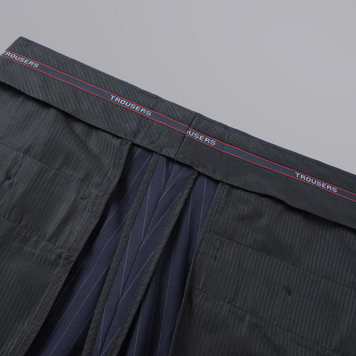 【微弹舒适】圣得西条纹直筒商务西裤2026新款春季通勤垂感裤子 商品图13