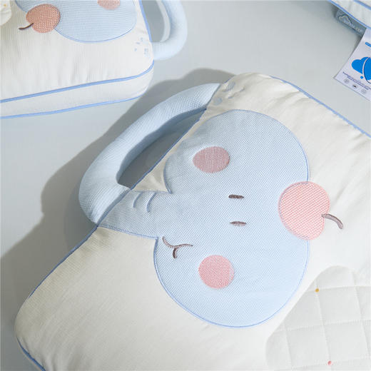 小象咘叮 安抚小飞象亲子枕 卡通大象儿童枕头 学生小象动物枕芯 贴布绣枕 枕头枕芯 商品图2