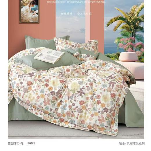 宜居生活阿克苏全棉四件套-简约200*230cm 商品图4