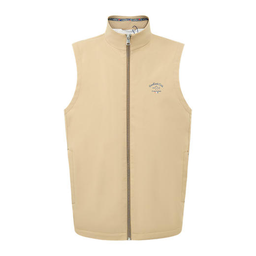 德鲨鲨鱼男装立领马甲2026春新款休闲无袖上衣男薄款外套 商品图1