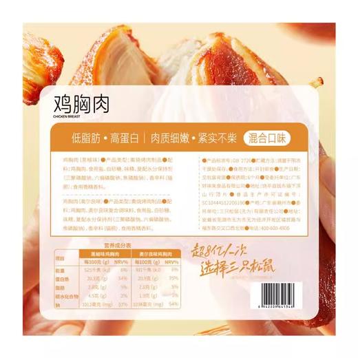 【粉丝专属❗️多口味鸡胸肉】甄选品质原料制作，黑椒味和奥尔良味满足不同需求，早餐代餐下午茶休闲食品L-d 商品图4