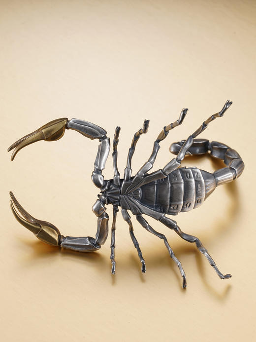 子佩集S999银【独甲一方】茶宠【CC389】纯银小摆件蝎子2406 商品图7