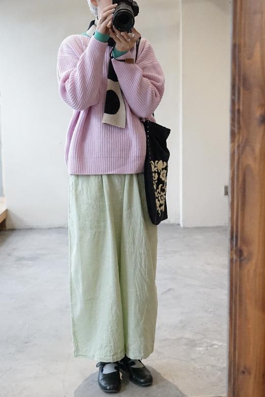 Atelier d'antan轻薄棉麻阔腿裤 商品图2