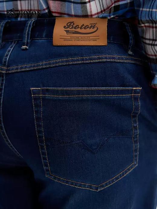 【桑蚕天丝】波顿男士春夏季直筒牛仔裤弹力透气高端长裤ME957125 商品图4