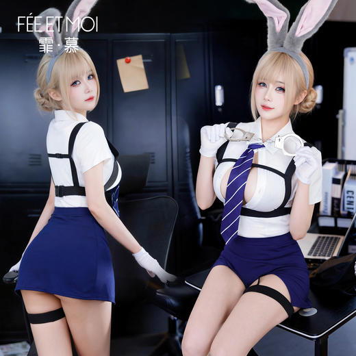 【情趣内衣】霏慕 热辣教官束缚制服套装ZY192 商品图1