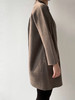 Puree｜#0914 纯羊绒 9分袖茧型大衣 [米 / 褐色] 商品缩略图3