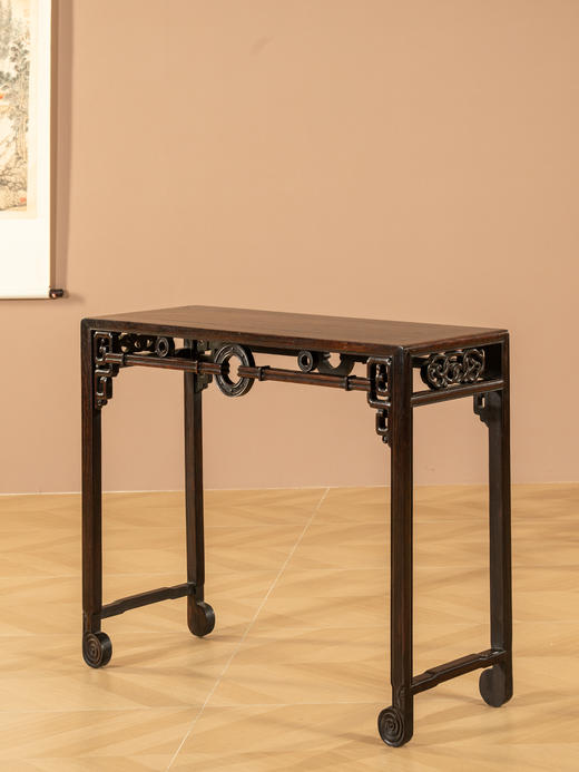 清	红木拱璧纹条桌 商品图1